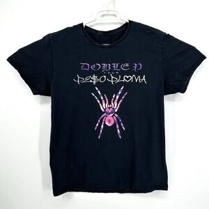 Peso Pluma Doble P Tour Merchandise 2023 Short Sleeve Black Concert Shirt Size M